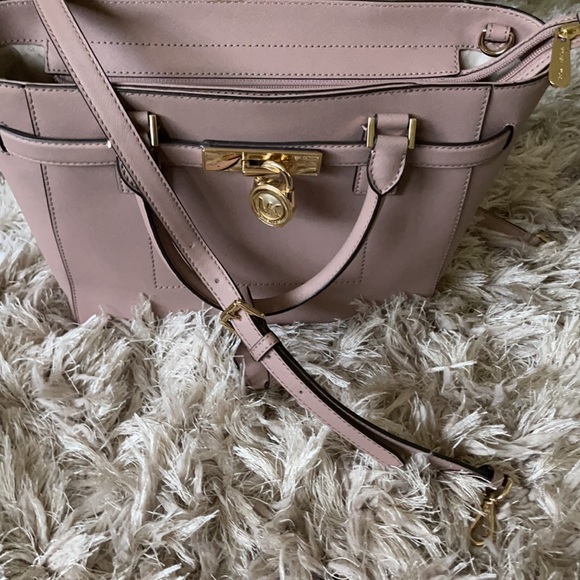 Michael Kors Hamilton Satchel in Pink - Picture 12 of 12